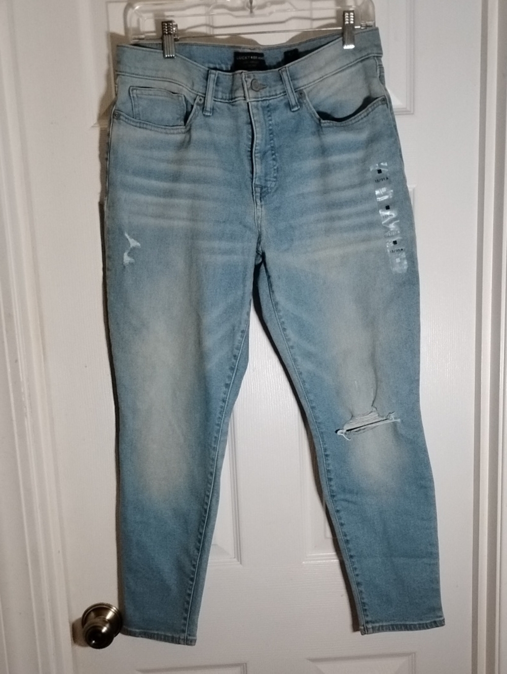 Women's Mid Rise Ava Skinny Ankle Jeans Size 12 Lucky Brand